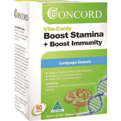 Concord Vita-Cordy Boost Stamina + Boost Immunity 60c